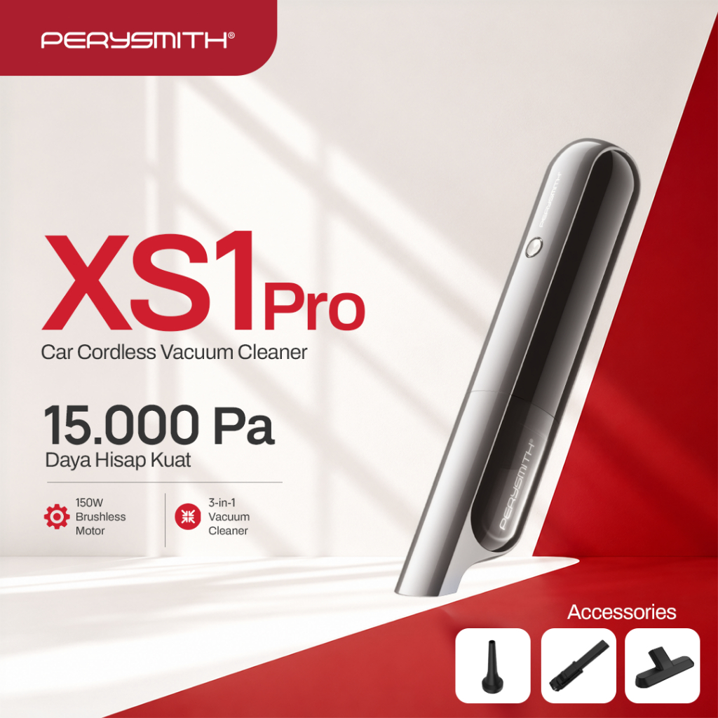 PerySmith XS1 Pro 3 IN1 Cordless Vacuum Cleaner Mobil 15000PA Car Vacuum Cleaner Portable Vakum Sedo