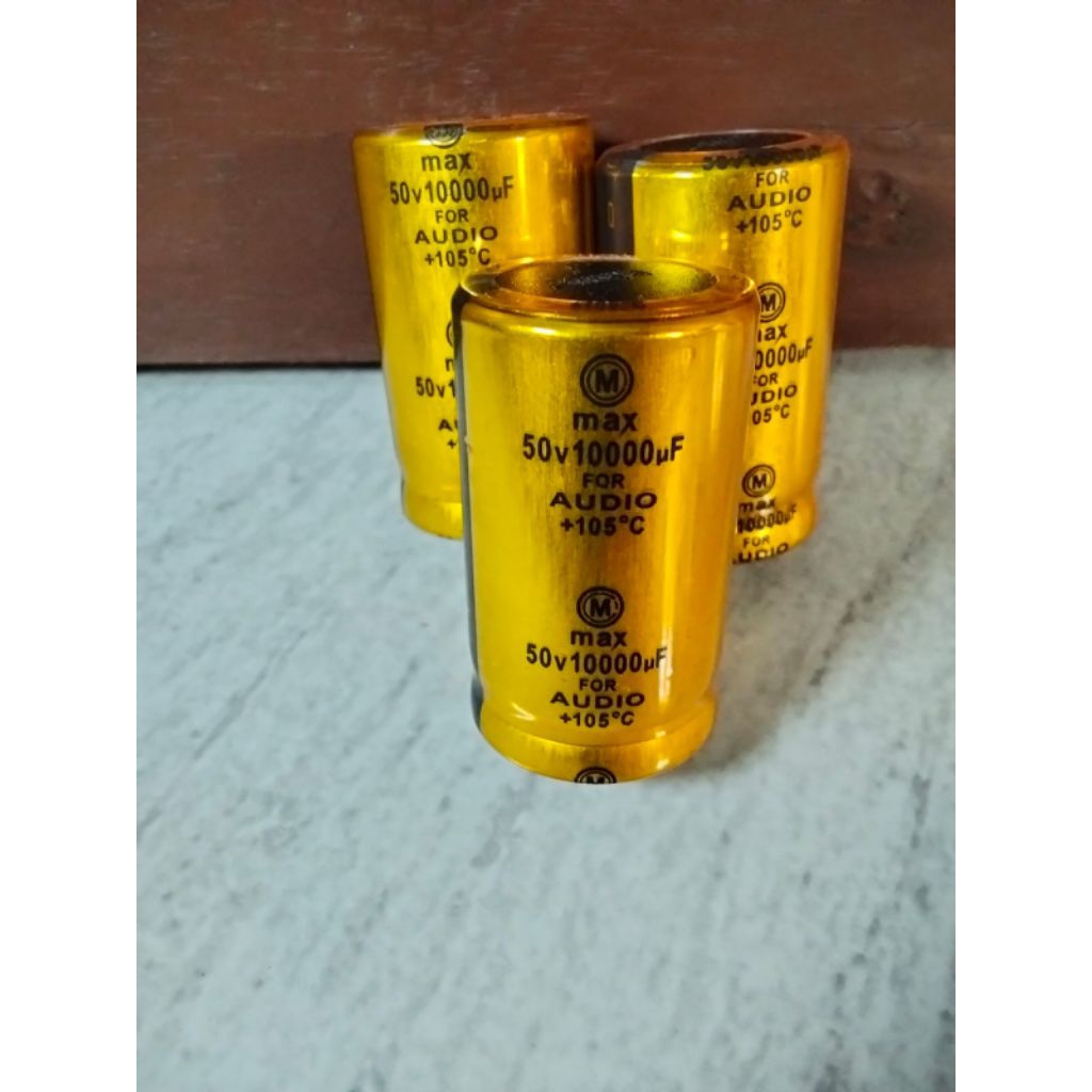 ELCO MAX GOLD 50V 10000UF ORIGINAL FULL ASLI