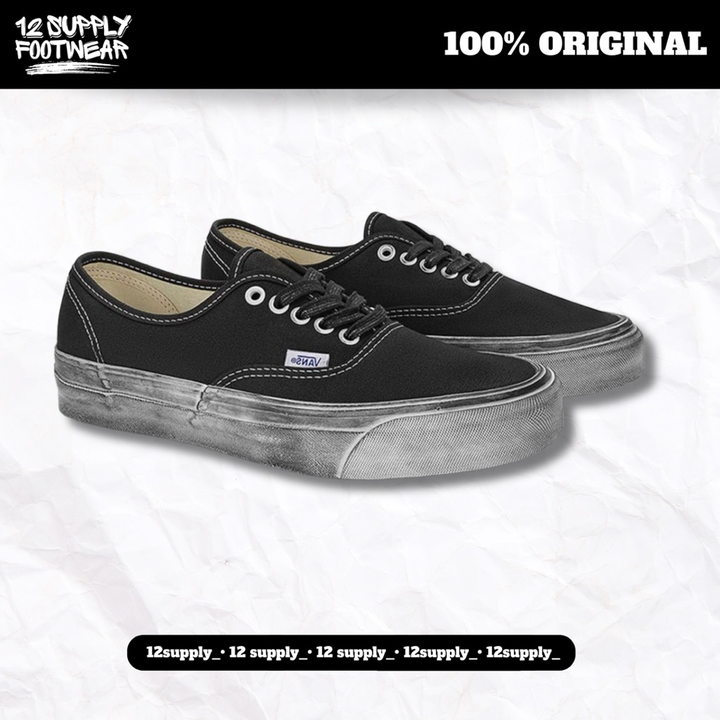 Vans OG Authentic Stressed Black / White
