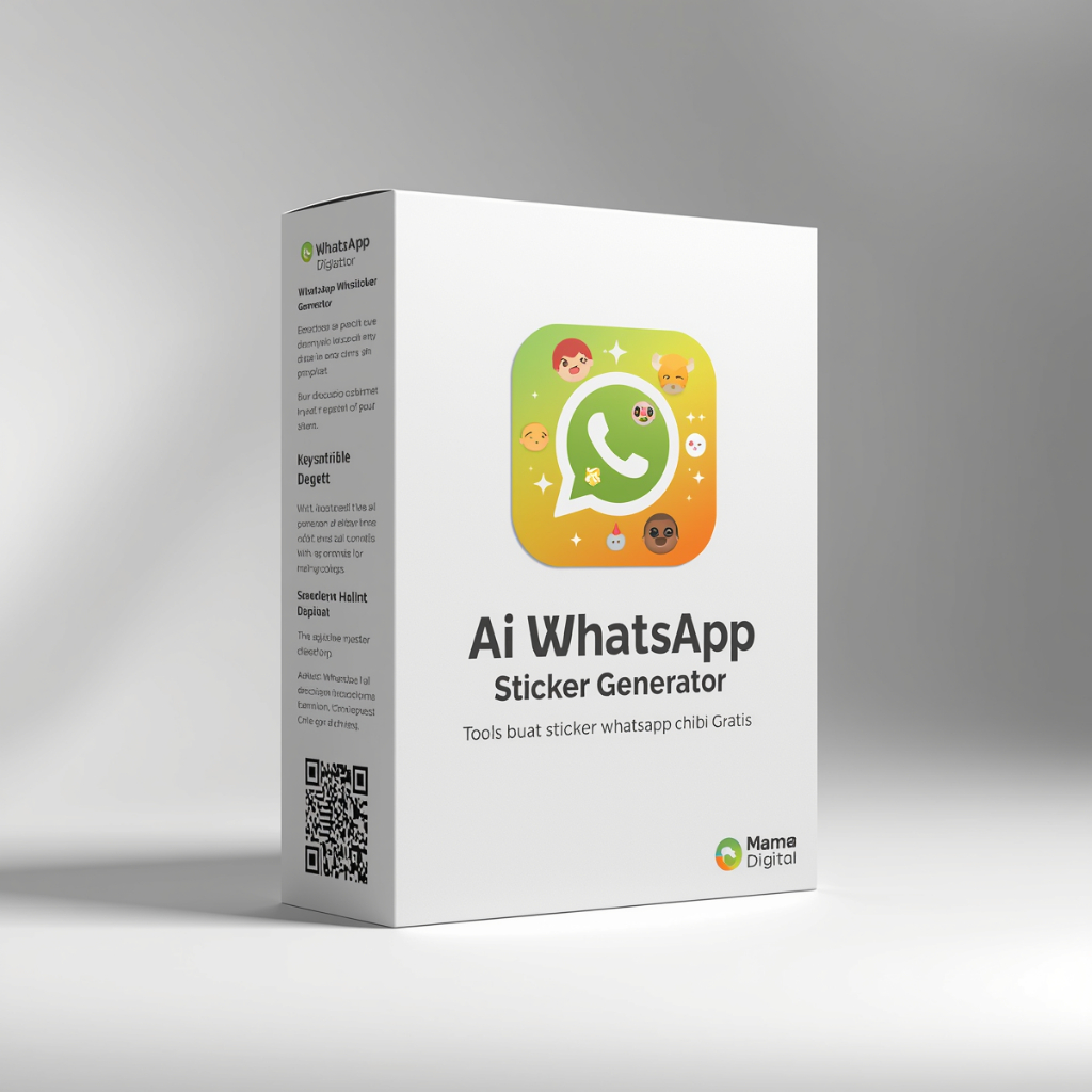 AI WhatsApp Sticker Generator Tools buat sticker whatsapp chibi Gratis - rubah foto menjadi sticker 