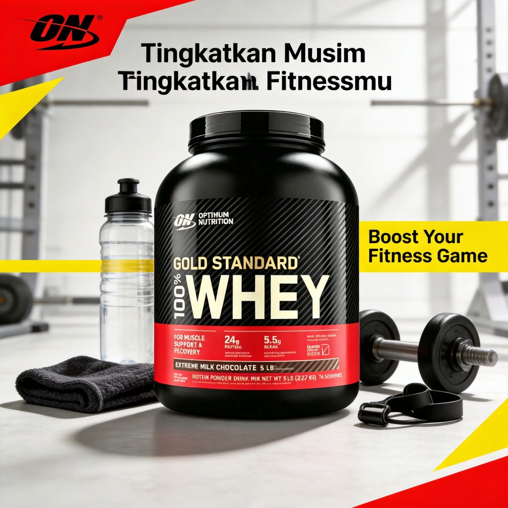 ON Optimum Nutrition Whey Gold Standard 5 Lbs  Protein susu