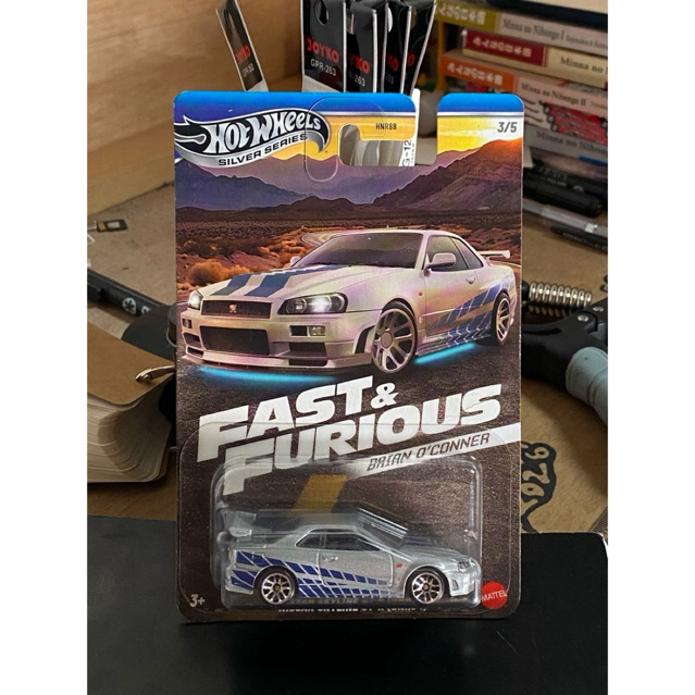 Hot Wheels Fast&Furious Brian O’Conner | silver series r34