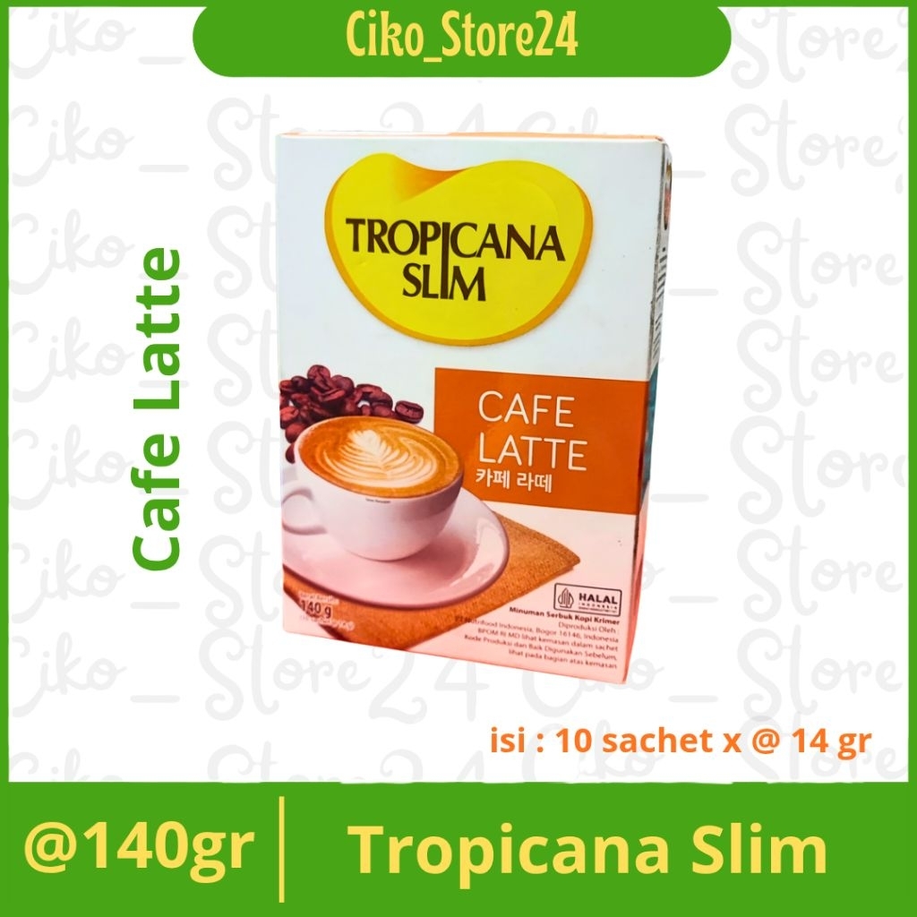Tropicana Slim cafe latte / kopi latte / cafe latte tropicana slim