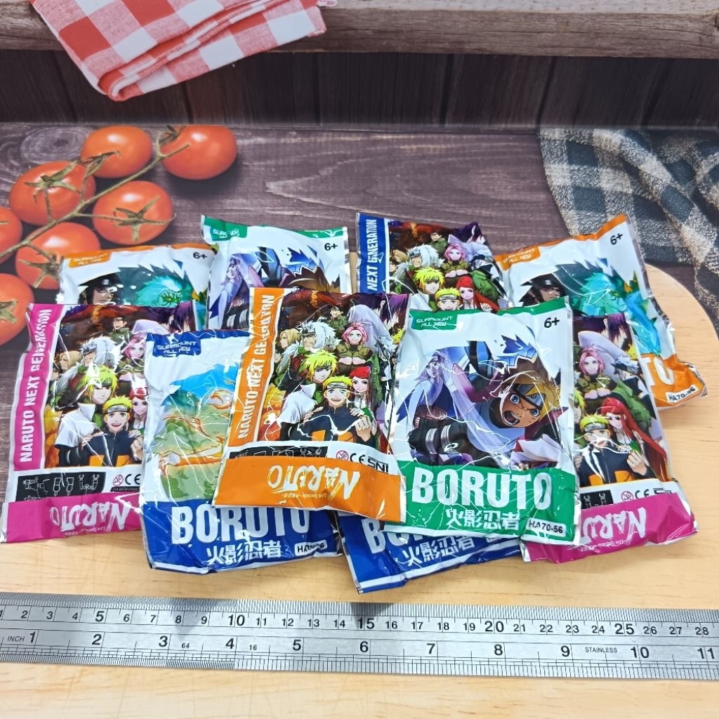 isi 10 pcs mainan BP Naruto
