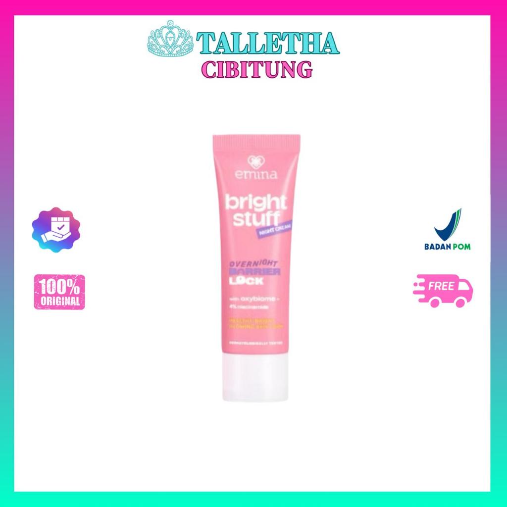 Emina Bright Stuff Night Cream 20g - Krim Malam (TALLETHA)