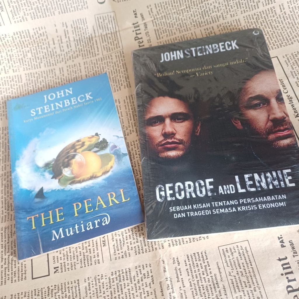 New Old Stok John Steinbeck I The Pearl I George and Lennie