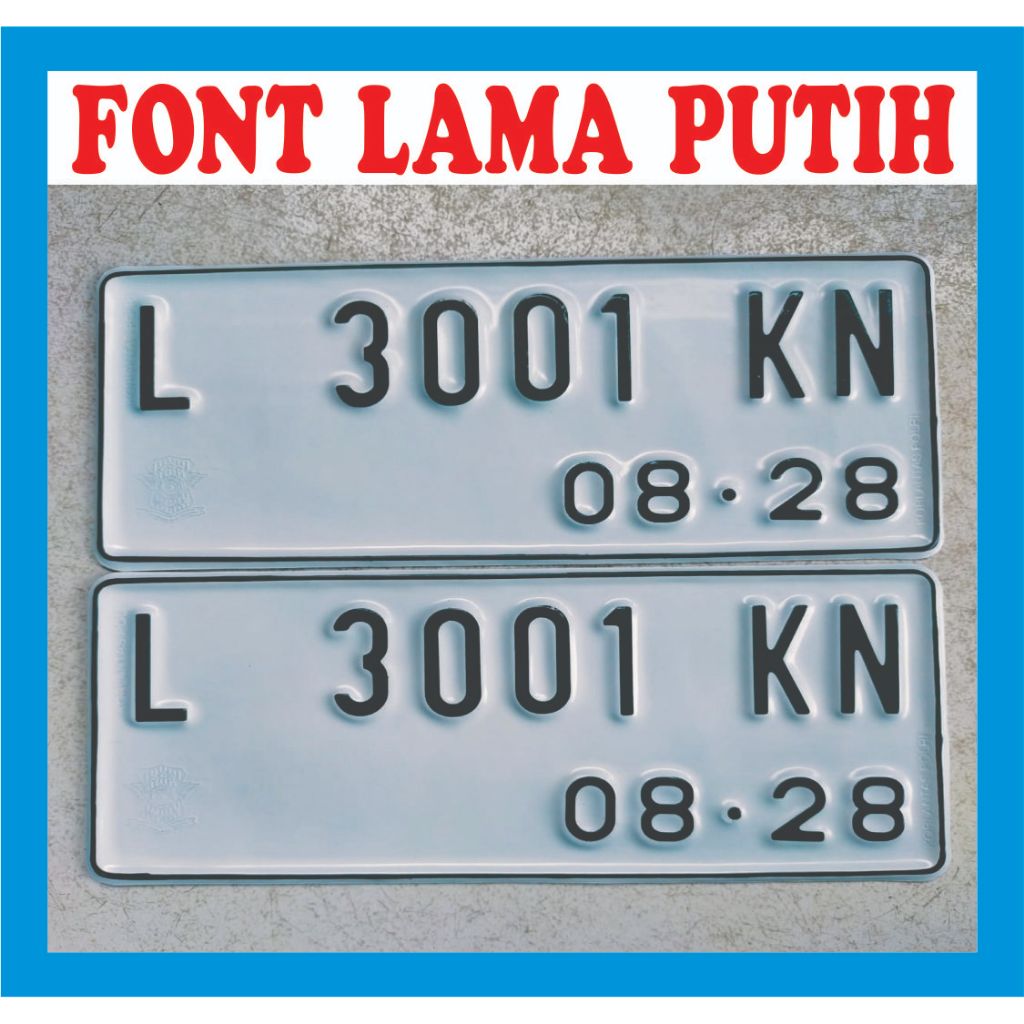 Nomor Plat Motor Mirip Asli Keluaran Samsat