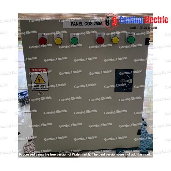 panel cos 4p 250a socomec custom