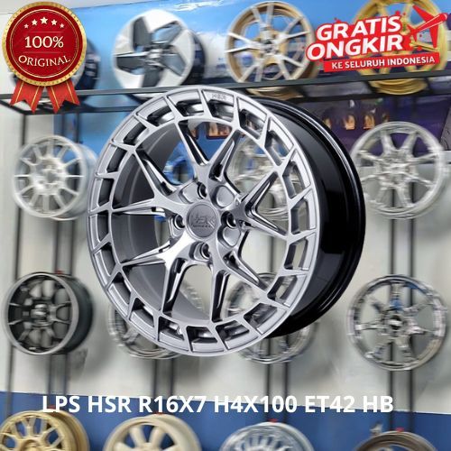 pelak mobil racing hsr wheel r16 velg mobil jazz yaris free  splash vios pelek mobil hsr lps