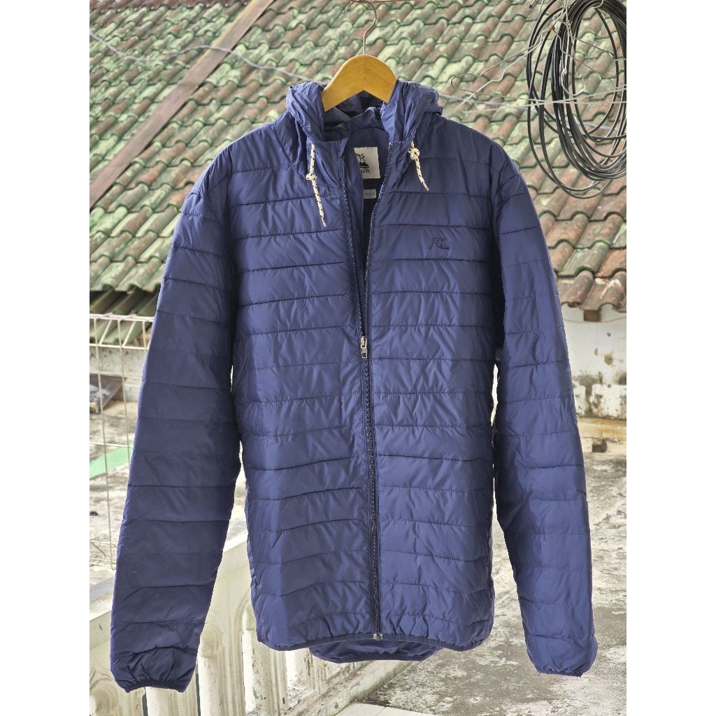 Jaket Gunung Puffer Outdoor Quiksilver Scaly Hooded Puffer