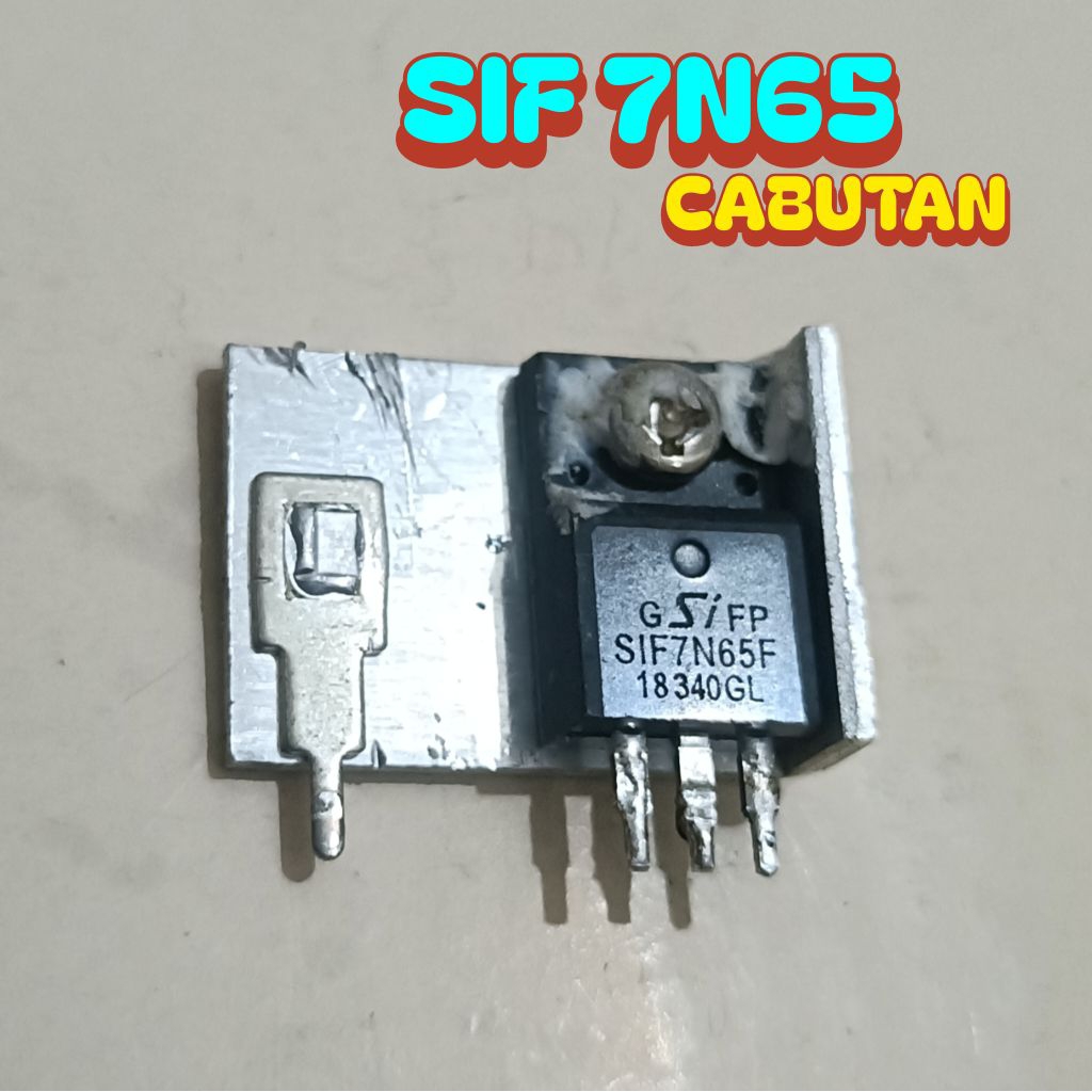 MOSFET SİF 7N65F CABUTAN ORİGİNAL