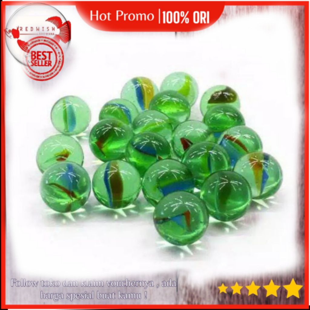 mainan anak jadul kelereng gundu kaleci belimbing 100pcs & 50pcs
