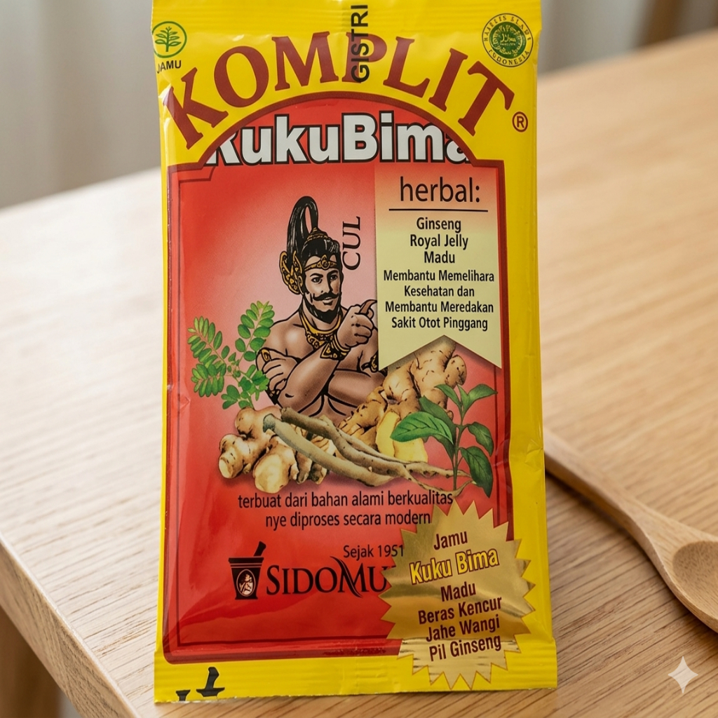 Jamu kuku bima komplit sidomuncul isi 20 sachet