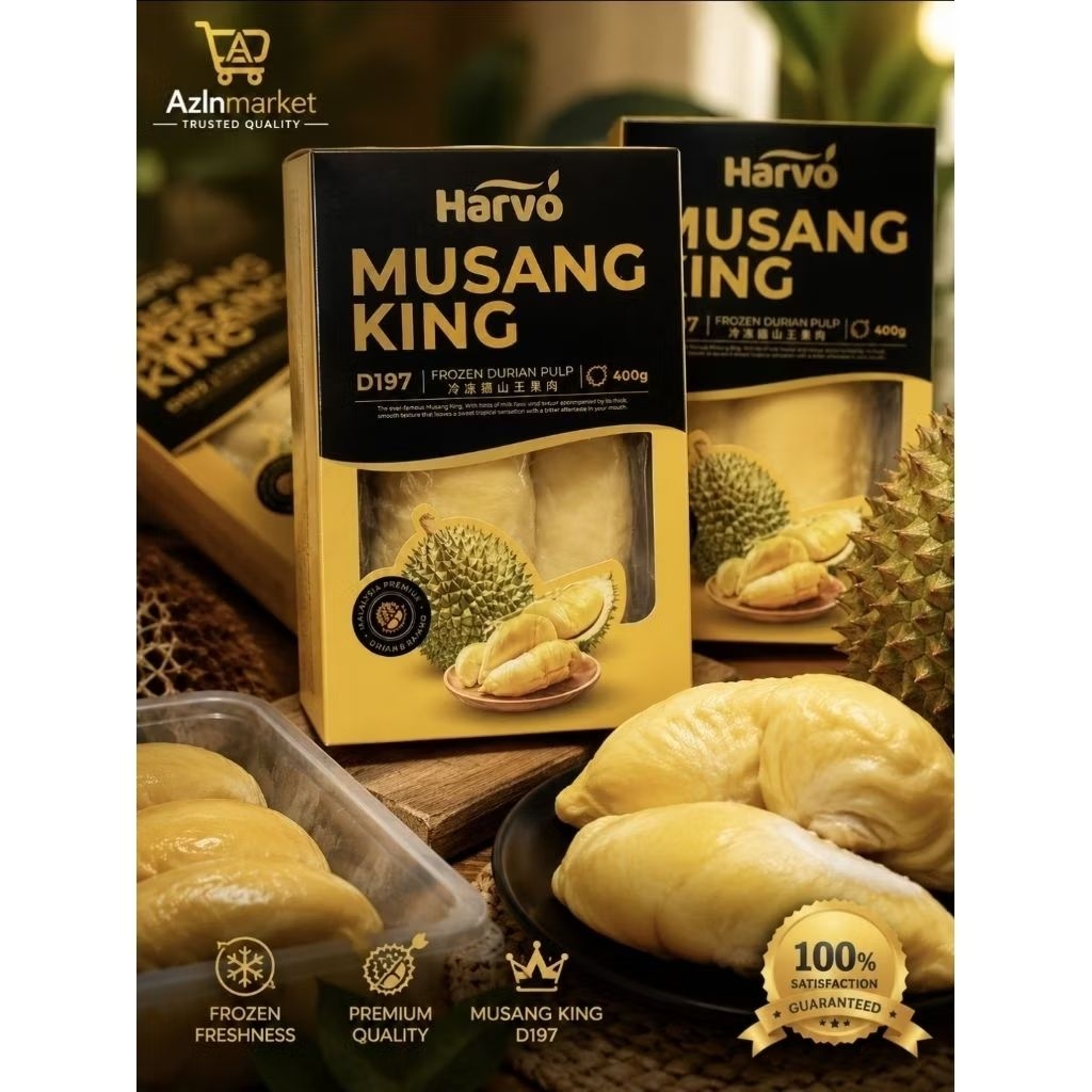 Buah Durian Musang king Harvo | Harvo durian musang king / pack