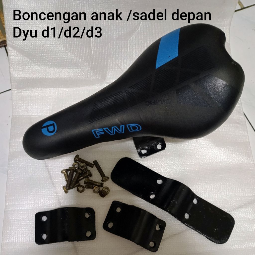 boncengan sepeda listrik dyu d1 d2 d3 scooter sadel