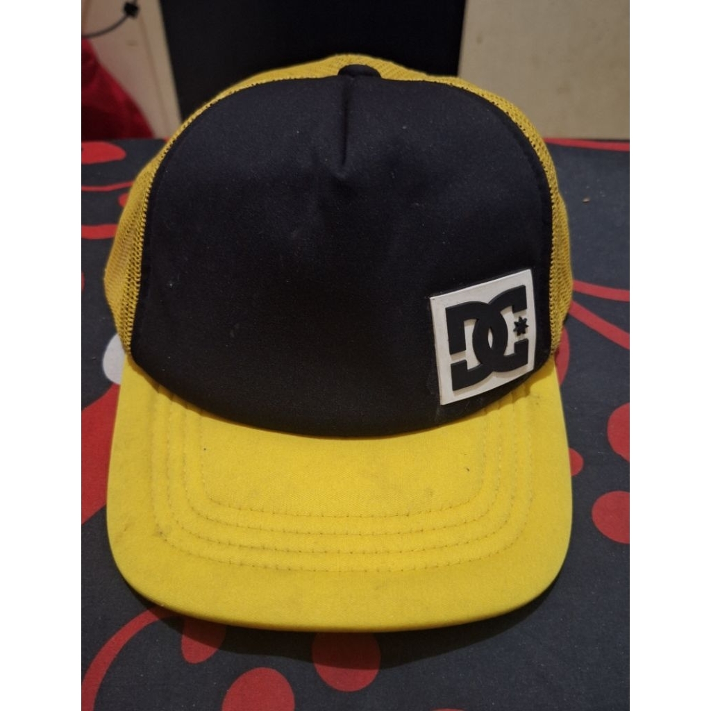 Topi DC Shoes BLANDERSON Black Snapback Jaring // Yupoong // DC // Original