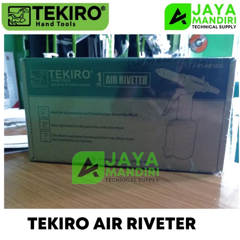 Air riverter -1 Tekiro alat tembak rivet Tenaga angin 3/16" Rivet Tekiro Air Rivet Tekiro Tang Rivet