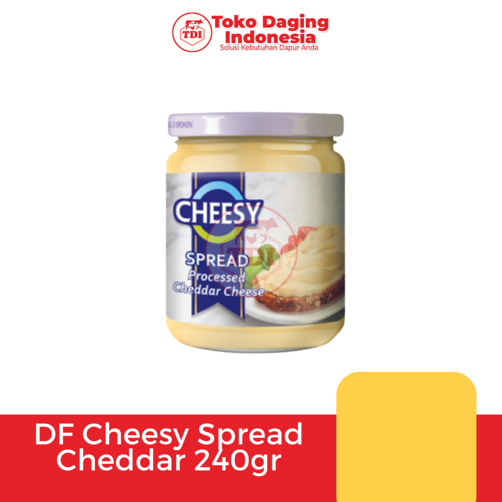 DF Cheesy Spread Cheddar 240gr
