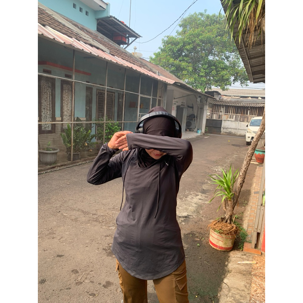 Hoodie sport slim fit anti UV Preloved Prelov