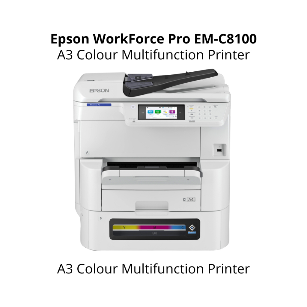 Printer Epson EM-C8100 WorkForce Pro A3 Warna Multifungsi - Pengganti Printer Laser Hemat Energi Gar