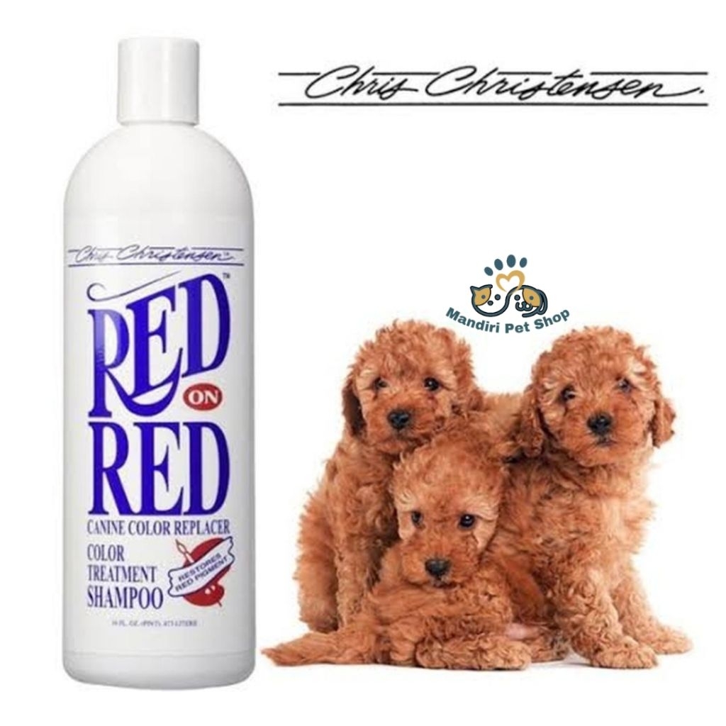 Chris Christensen Red On Red Shampoo Anjing Poodle / Shampo Poodle