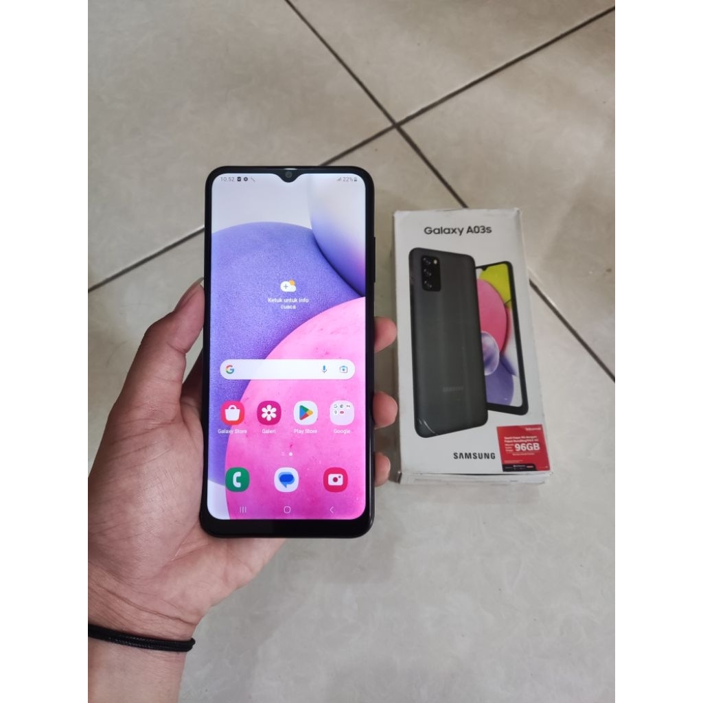 SAMSUNG GALAXY A03S 3/32 GB DUAL SIM 4G LTE SECOND NORMAL SIAP PAKAI