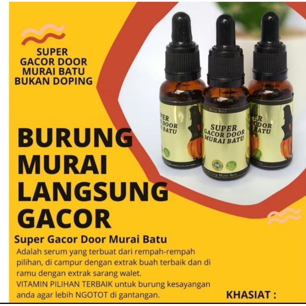 vitamin burung murai super gacor door burung murai lomba