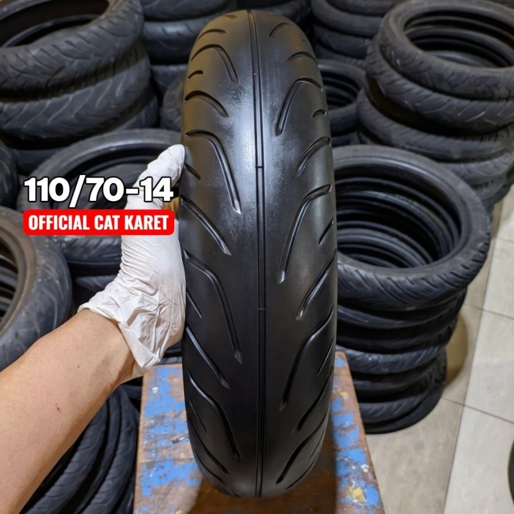 BAN MOTOR RING 14 TUBLES IRC BAN BATIKAN 110/70-14