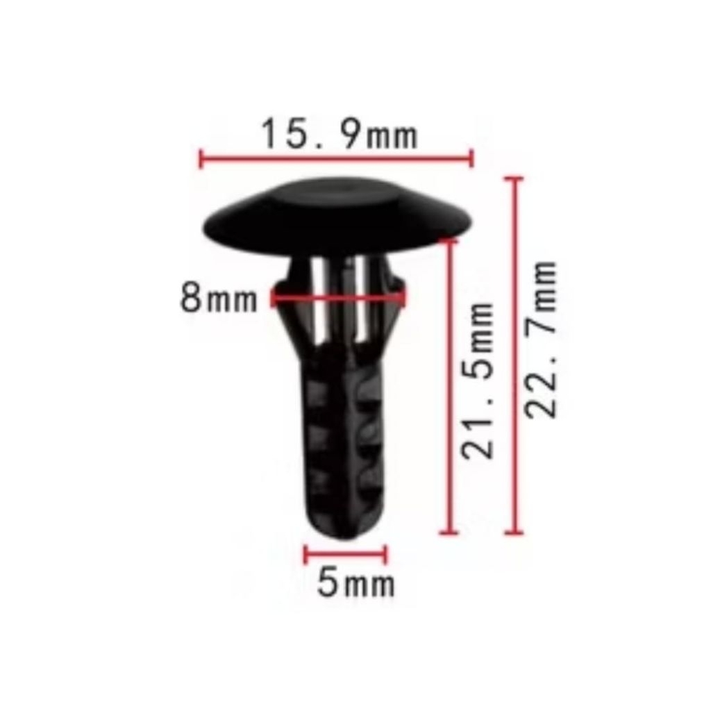 KLIP PENAHAN BUMPER MOBIL HONDA ACCORD ODYSSEY DLL