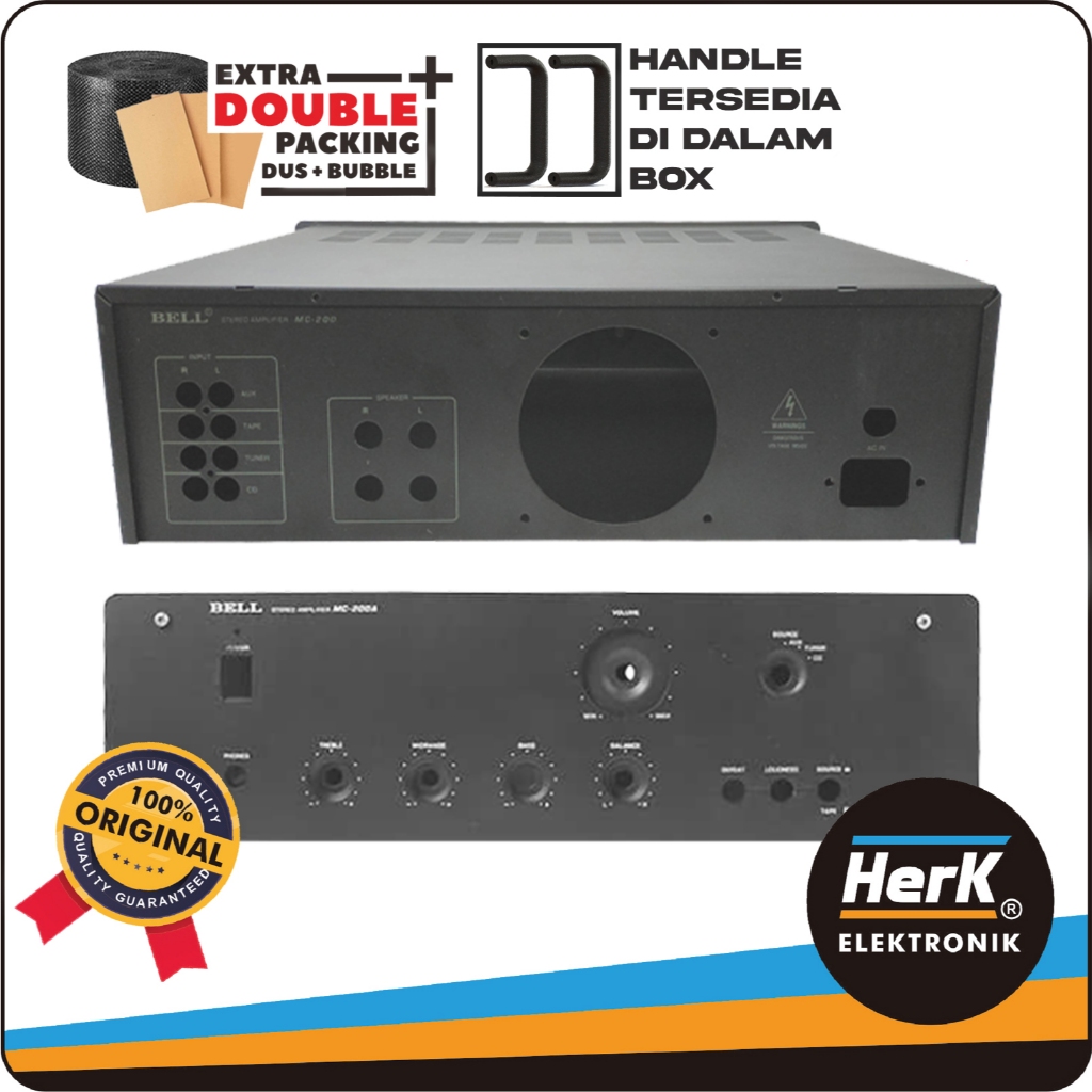 BELL - BOX POWER AMPLIFIER BELL MC-200a BOX AUDIO MC200A - BOX AUDIO MC200A