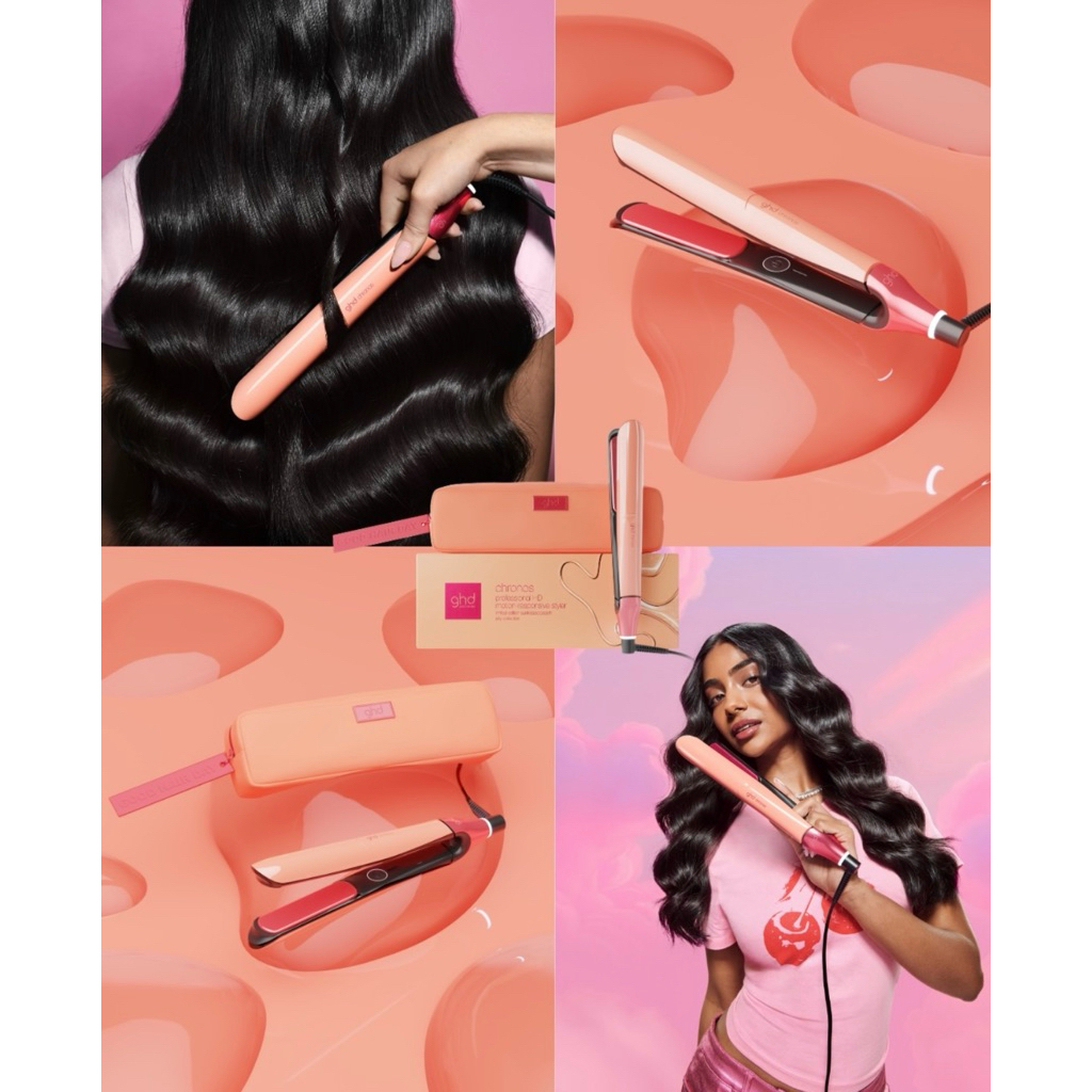 GHD CHRONOS in Sunkissed peach jelly 2026 100% ORI | Catokan GHD straightener