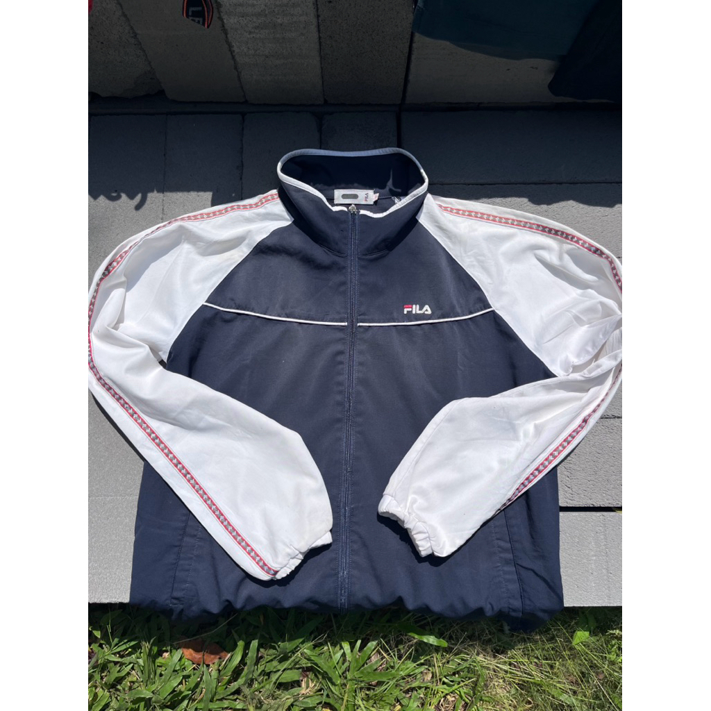 Jaket Vintage Fila Two Colour Side Script