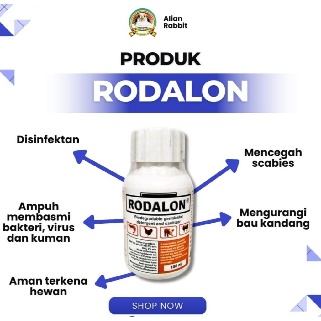 Rodalon disinfektan kandang hewan