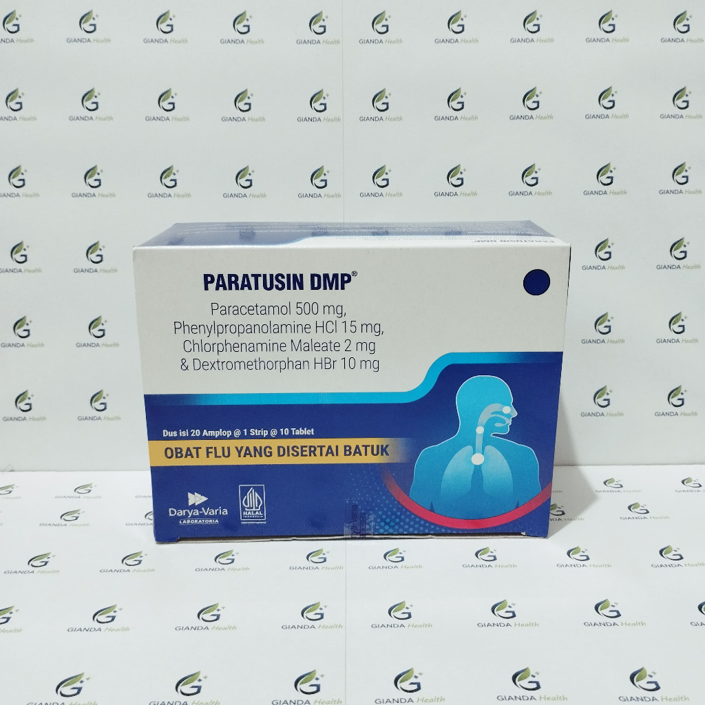 Paratusin Dmp Tablet Box 20 Strip (200 Tablet) Expired Feb 2028