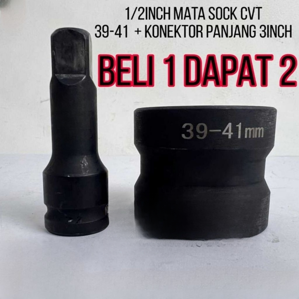 Mata Sock CVT 39 41 mm titanium untuk impact wrench Mata Sock Impact Tool Impact Socket 24mm