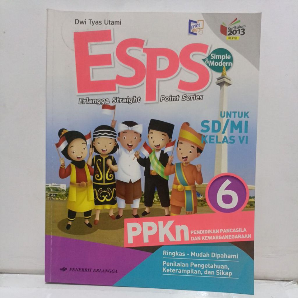ESPS PPKN 6 SD/MI KELAS VI KURIKULUM 2013 REVISI ERLANGGA