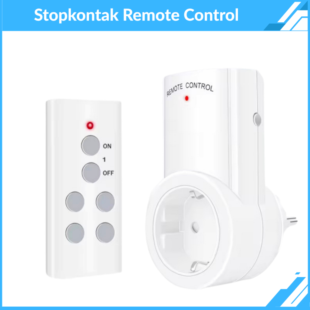 Colokan Listrik Remote Control  - Stop Kontak Socket Listrik - Steker Listrik Remote Jarak Jauh