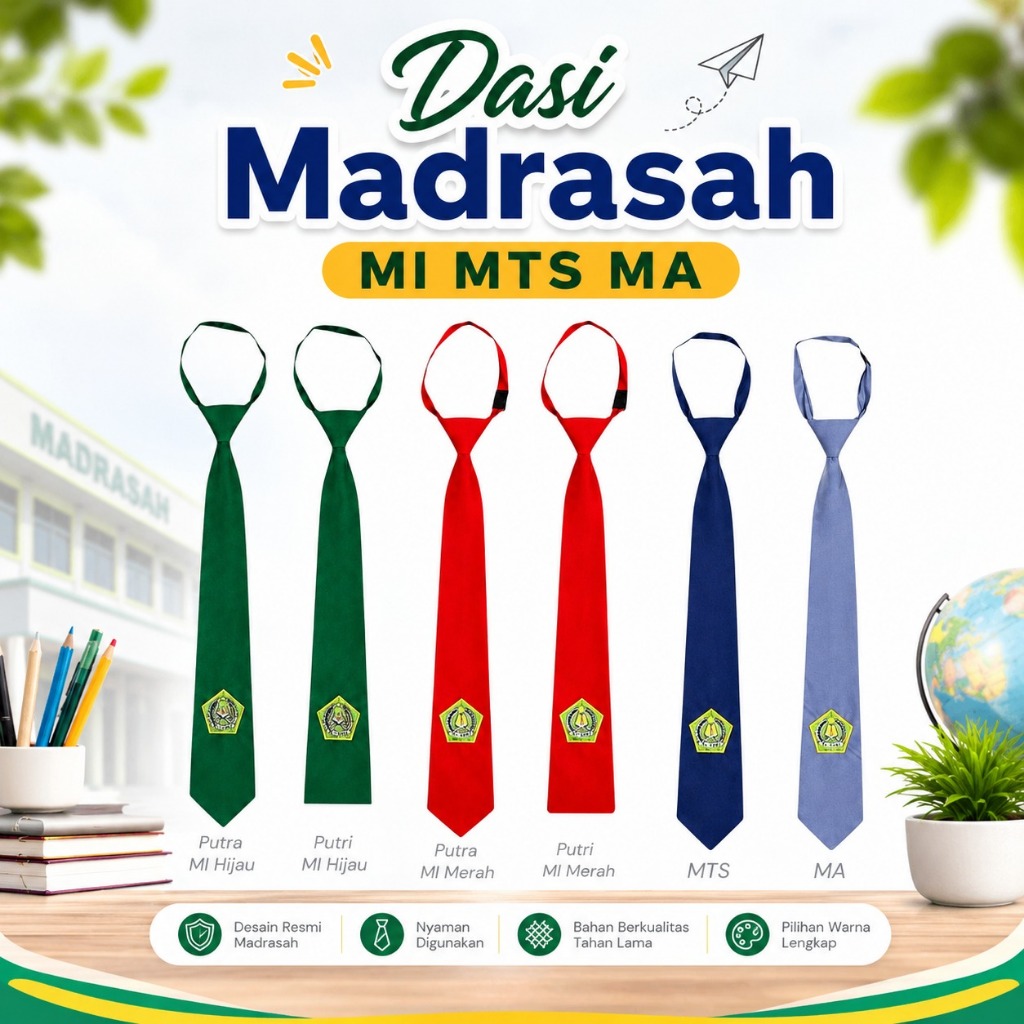 Dasi MI MTS MA Sekolah Ibtidaiyah Tsanawiyah Aliyah Madrasah