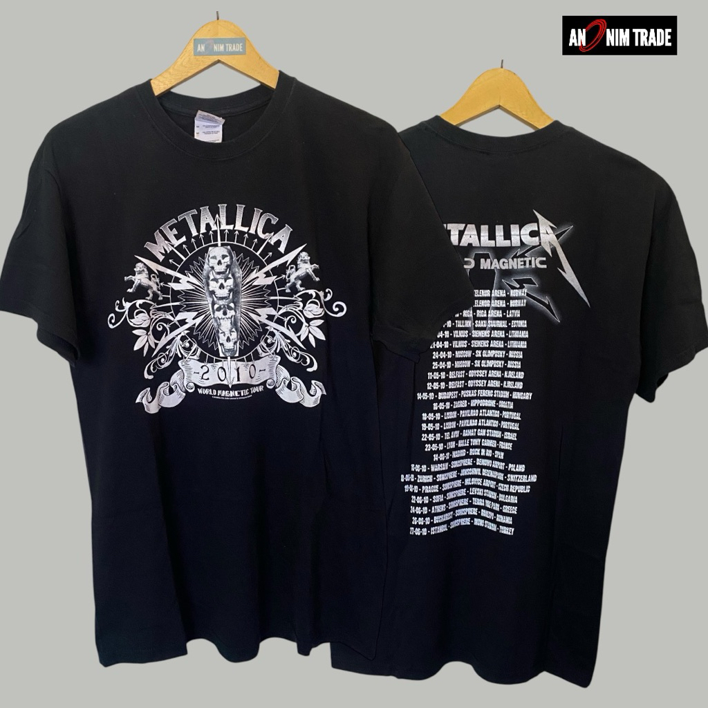 Kaos Band Metallica - Tour 2010 - Original
