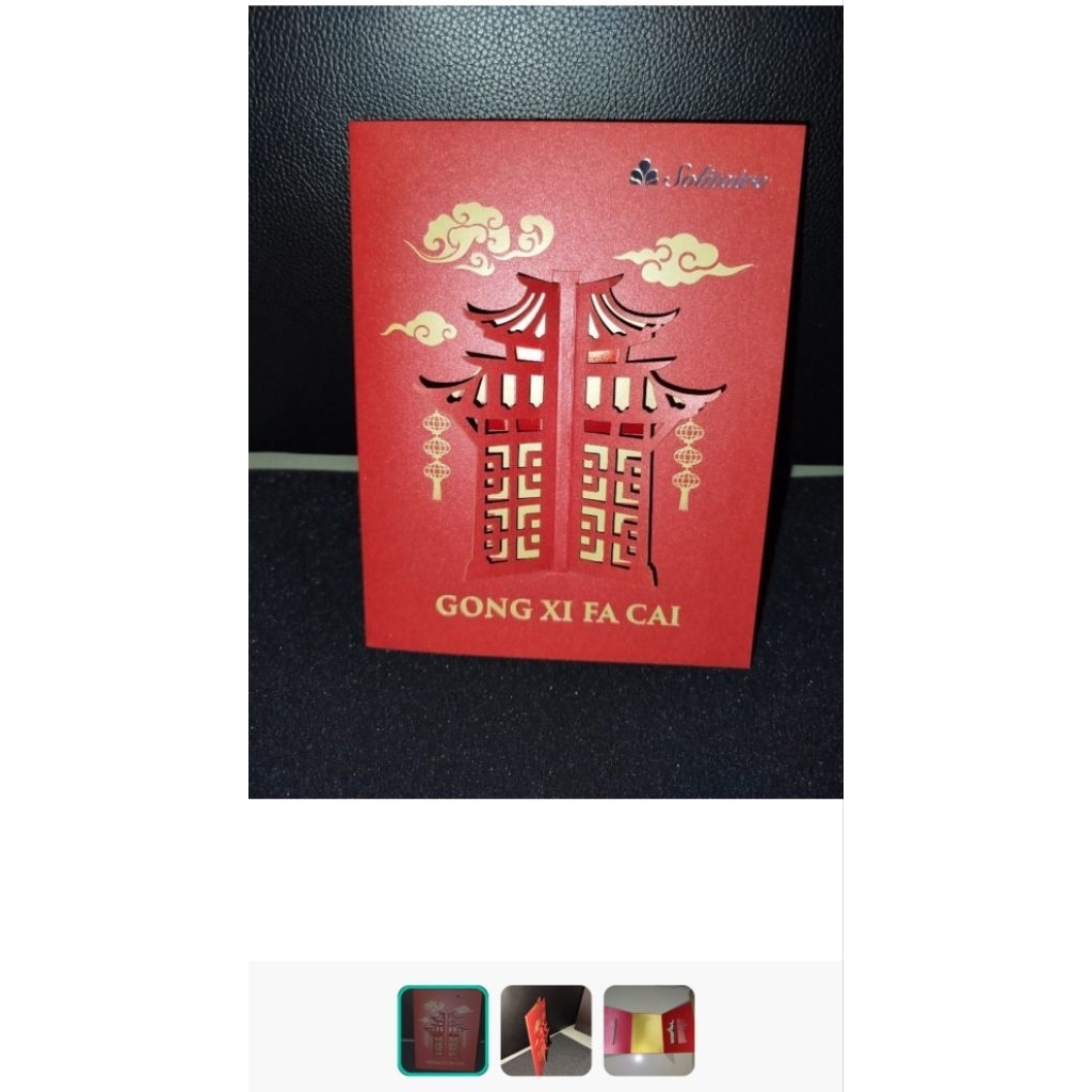 kartu ucapan bca solitaire kartu bca prioritas kartu imlek limited bca prioritas souvenir