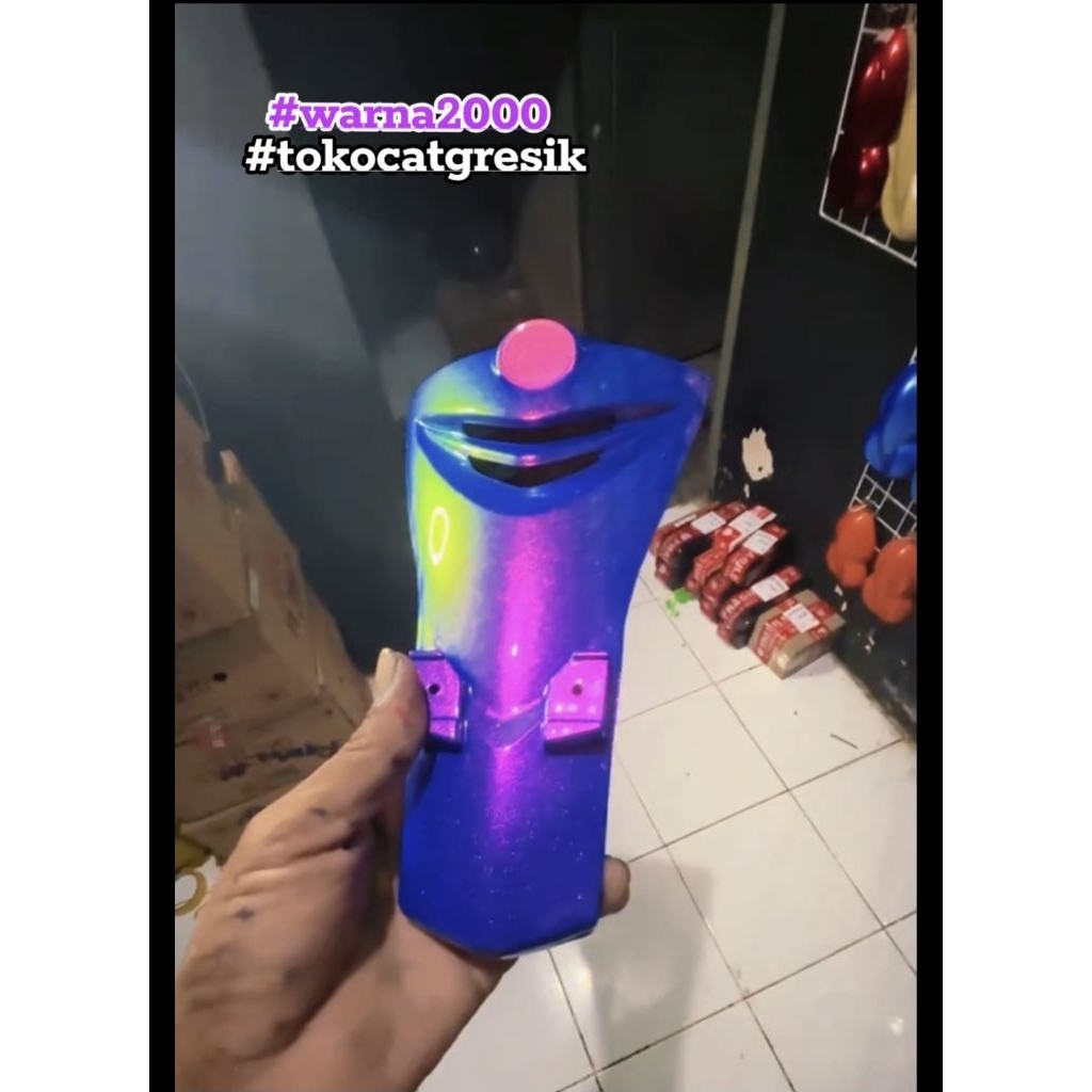 cat bunglon lovebird PU Gresik