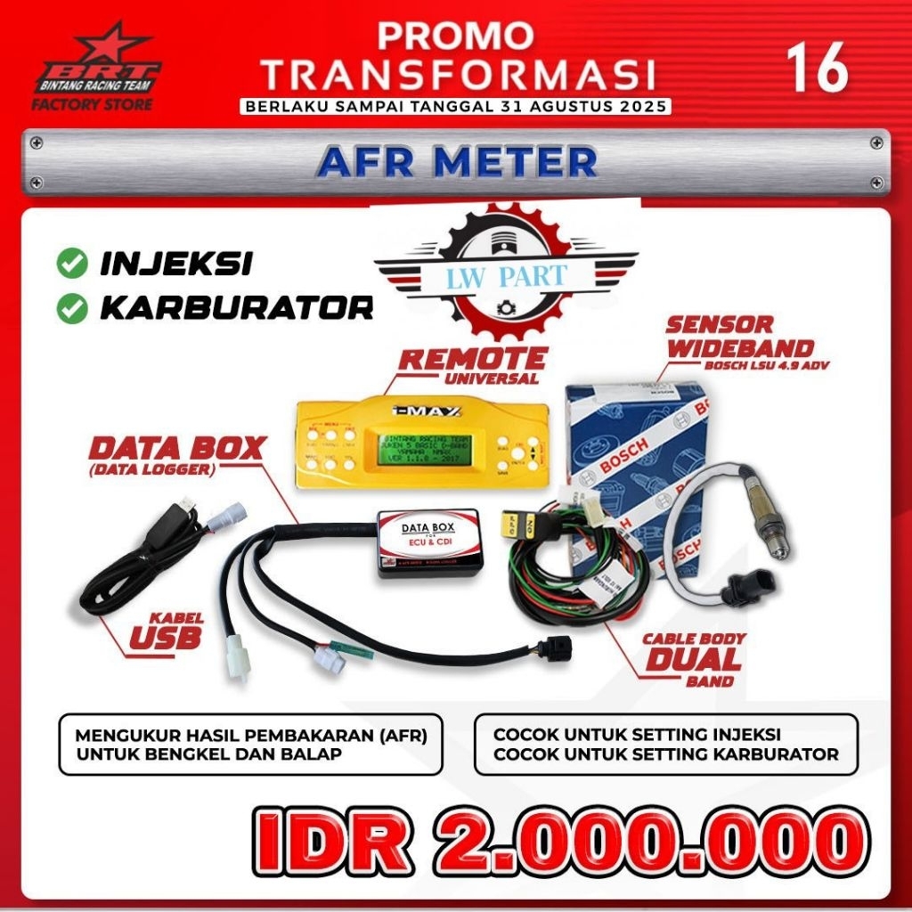 AFR METER BRT - BINTANG RACING TEAM
