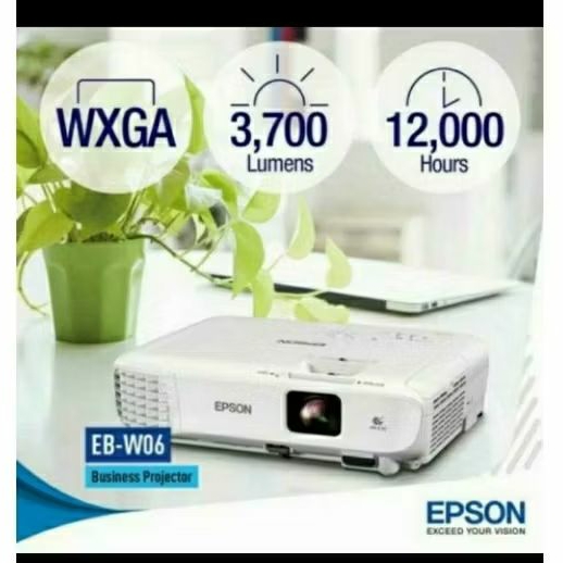 Projector EPSON EB-W06 WXGA 3700 Ansi Lumens