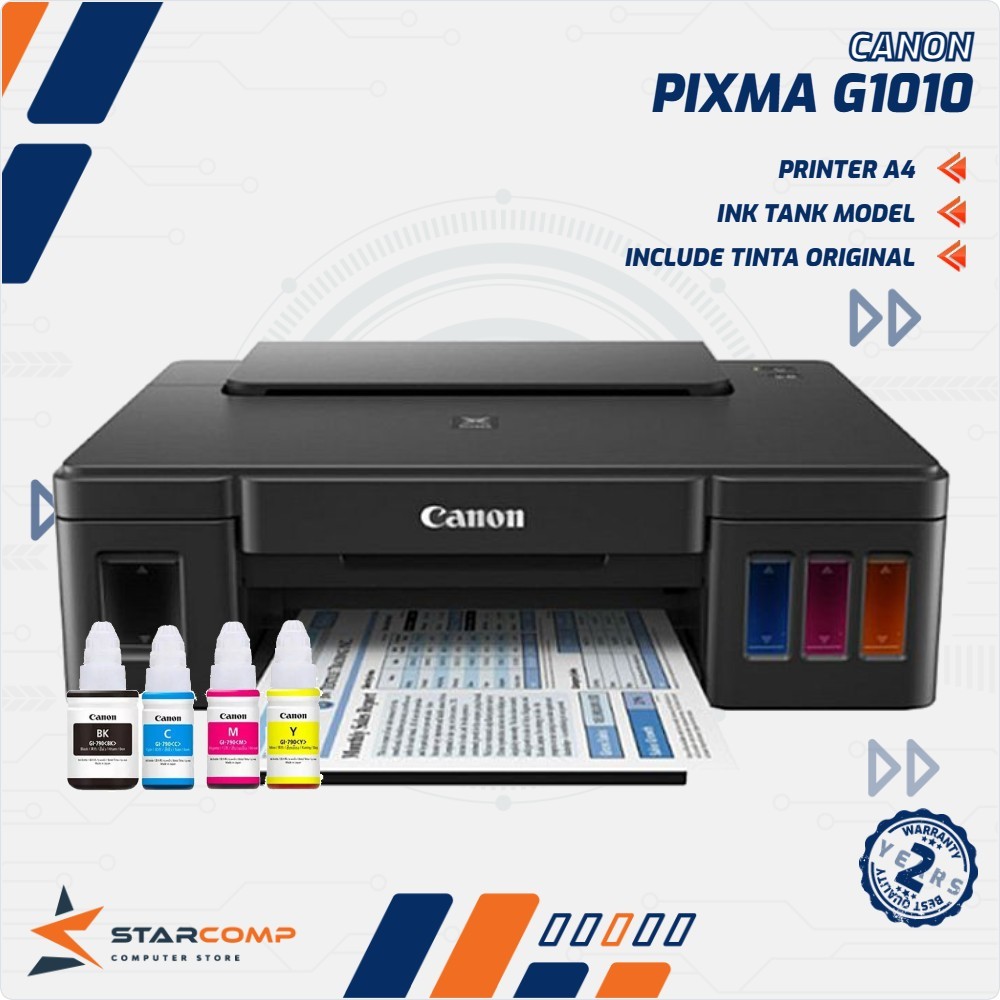 Canon PIXMA G1010 Printer A4 Include Tinta