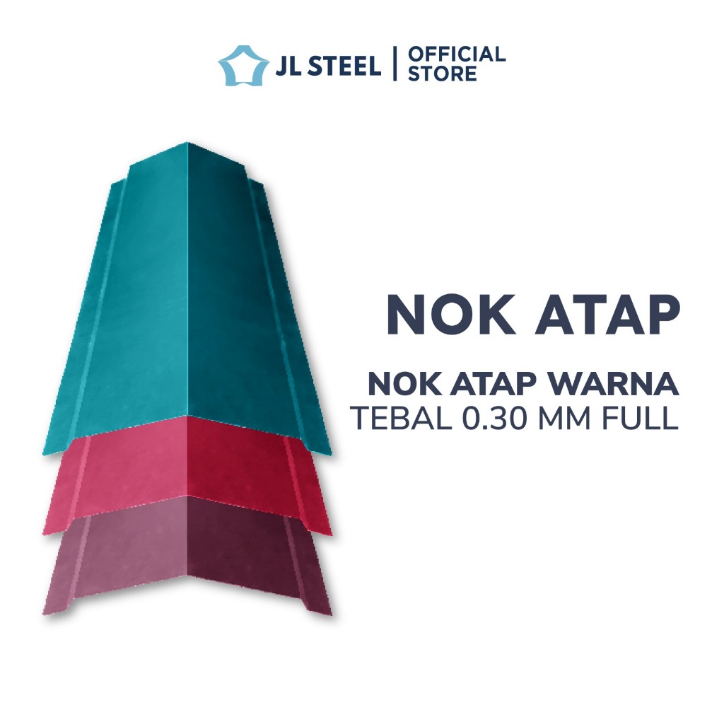 JLSTEEL Nok Arpus/ Wuwungan/ Atap baja Ringan