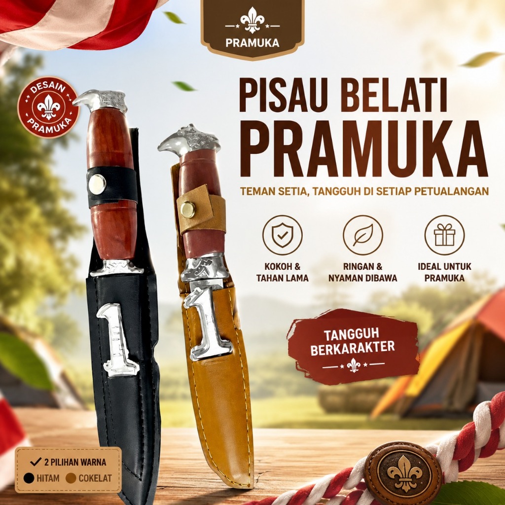 Pisau Anak Pramuka Belati Penggalang Siaga