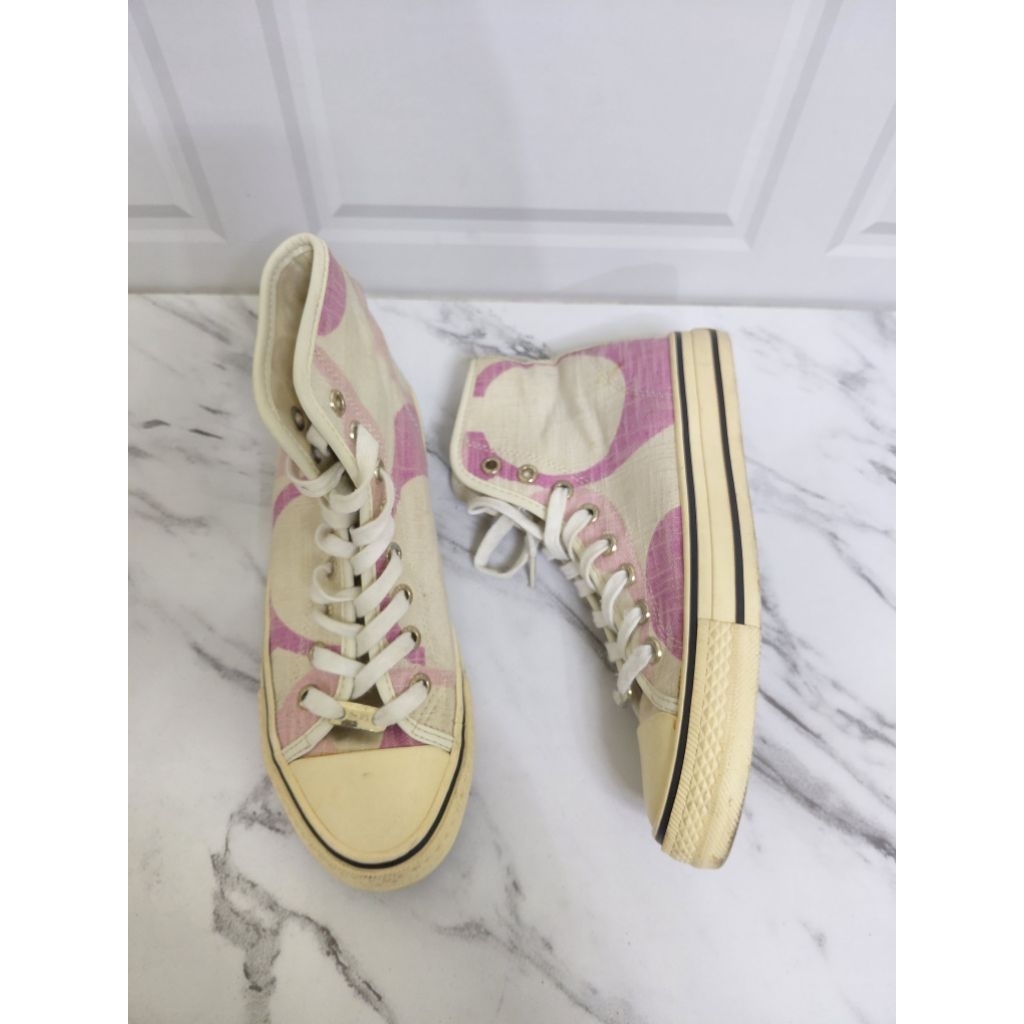 Sepatu Coach Pink Original