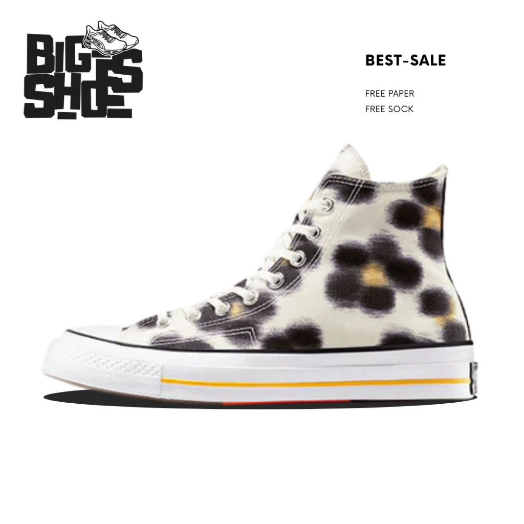 Sepatu Converse High Hana Leopard White Black - Bigshoes