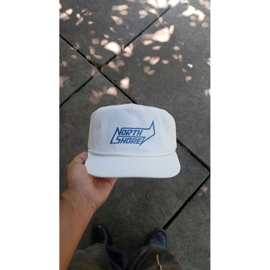 VINTAGE ROPEHAT - NORTH SHORE WHITE CORDUROY