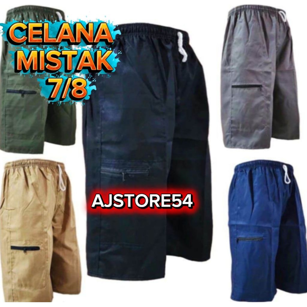 PROMO CELANA PENDEK MISTAK 7/8 XL/JUMBO